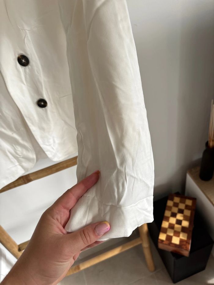 Veste blazer blanche - photo numéro 7