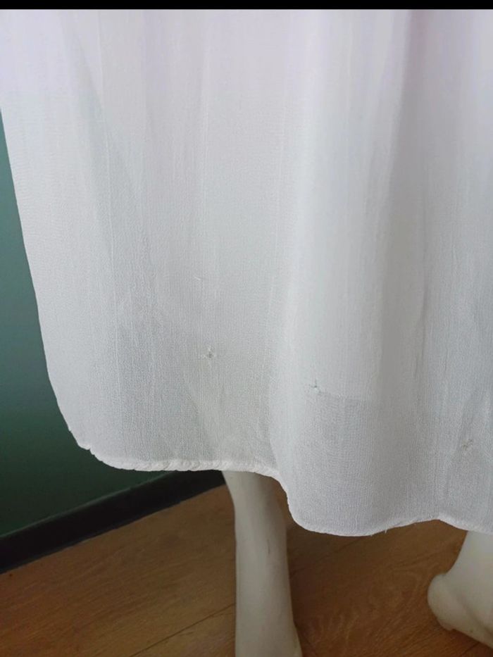 Robe dos nu blanche Zara  XS - photo numéro 7
