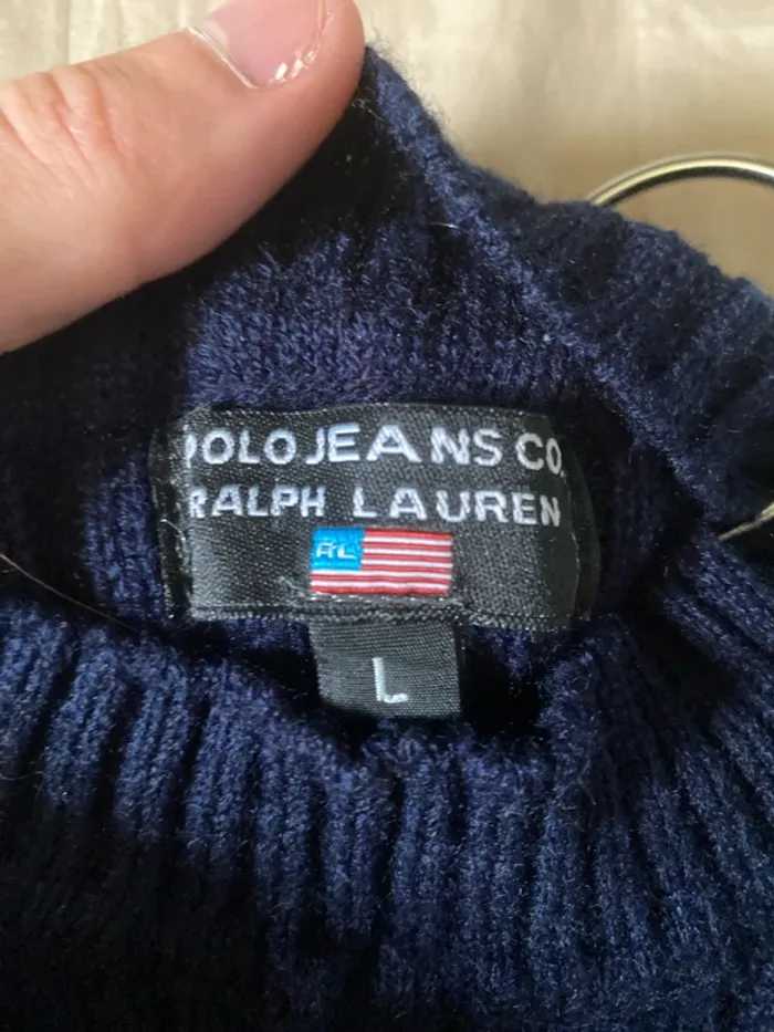 Pull Ralph Lauren Flag Brodé - photo numéro 4