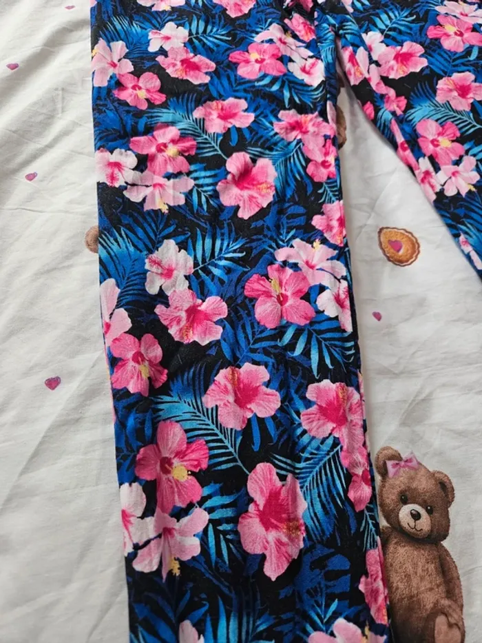 Pantalon fluide fleuri - photo numéro 2