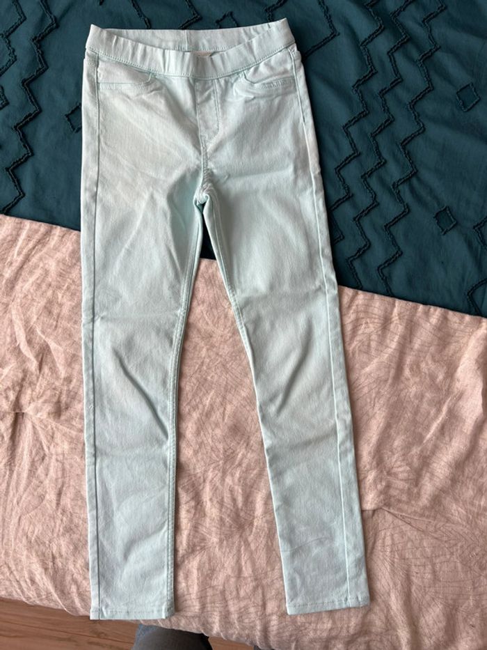 Pantalon tregging vert d’eau