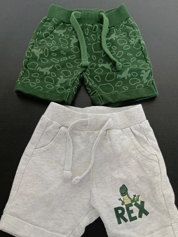 Lot 2 shorts toys story Disney 3 mois