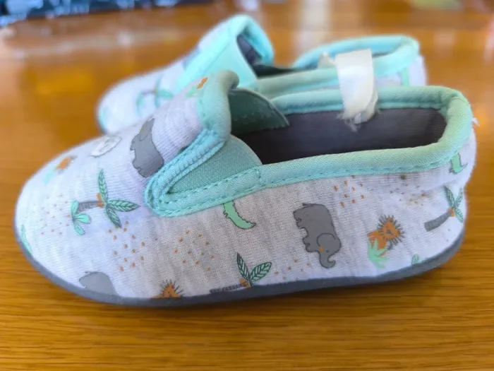 312409 chausson gris/vert garçon 22 in extenso - photo numéro 2