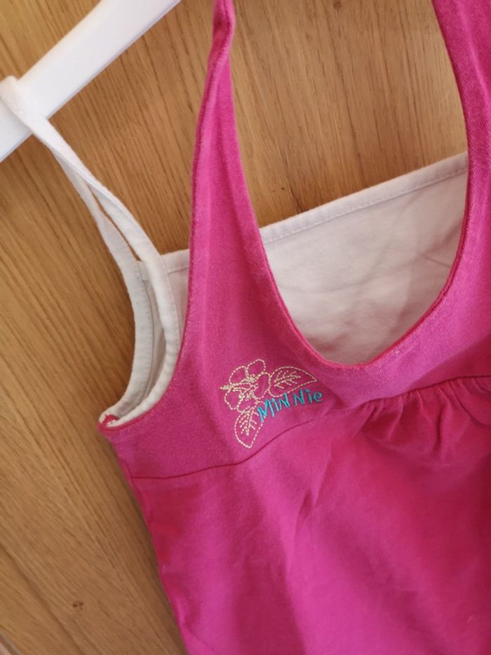 Débardeur Minnie en rose et blanc C&A 6 ans - photo numéro 4