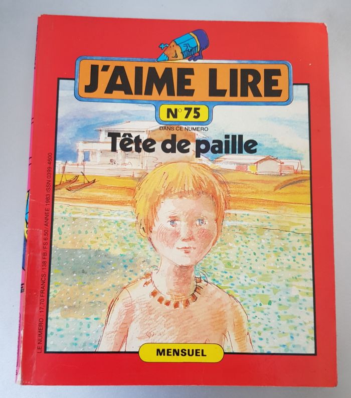 J'aime Lire N° 075 - Tête de paille (avr-83)