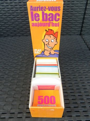 Jeu auriez-vous le bac aujourd'hui ?