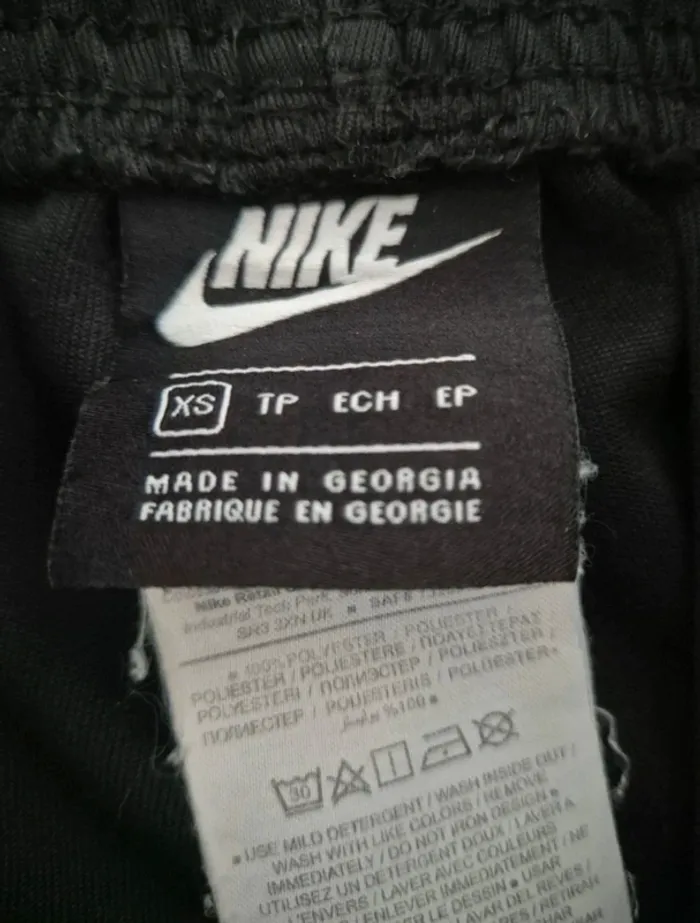 Short Nike Homme - Noir à bandes blanches - Taille XS - photo numéro 4