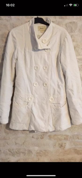 Manteau blanc Stradivarius