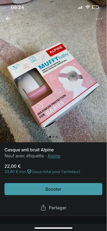 Casque AntiBruit Alpine .