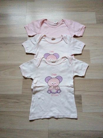 Lot 3 chemises manches courtes