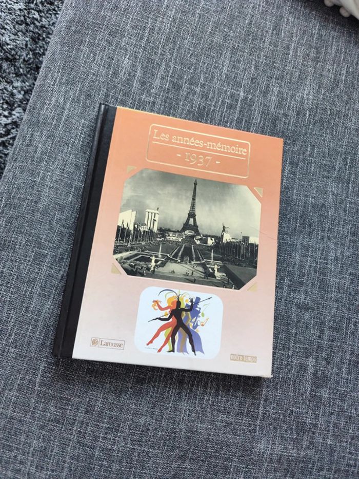 Livre Les années mémoire 1937