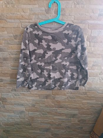 T-shirt camouflage gris In Extenso 6A