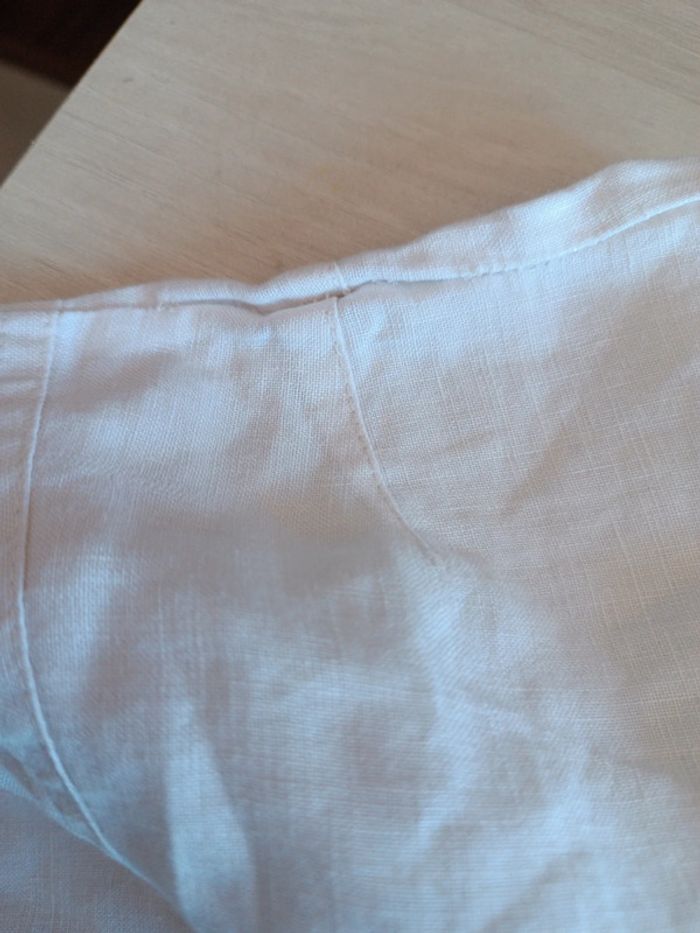 Pantalon lin blanc 34 - photo numéro 8