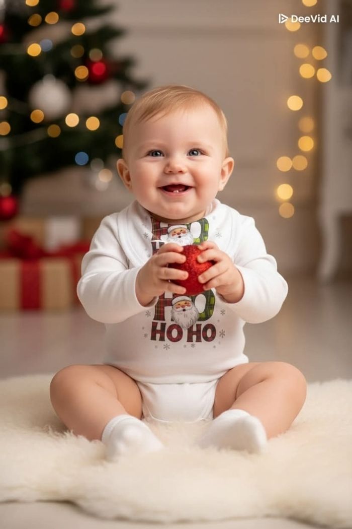 Body et bavoir de Noël. - photo numéro 3