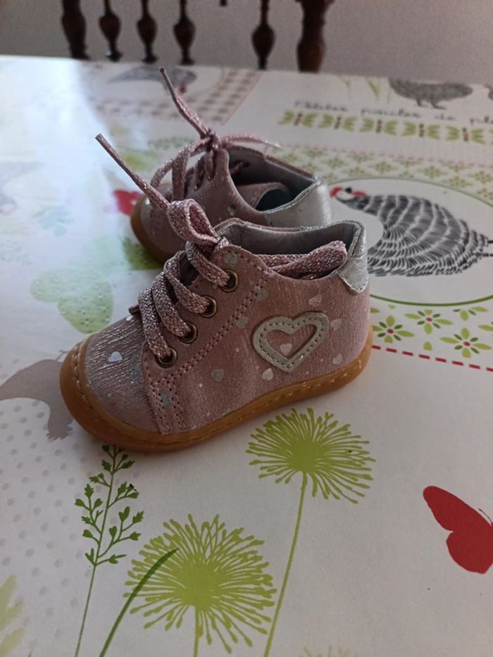 Chaussure bébé fille Gémo cuir taille 17 - photo numéro 3