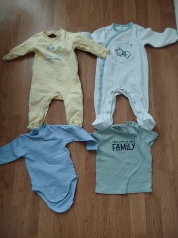 Lot de 4 vêtements bébé garçon