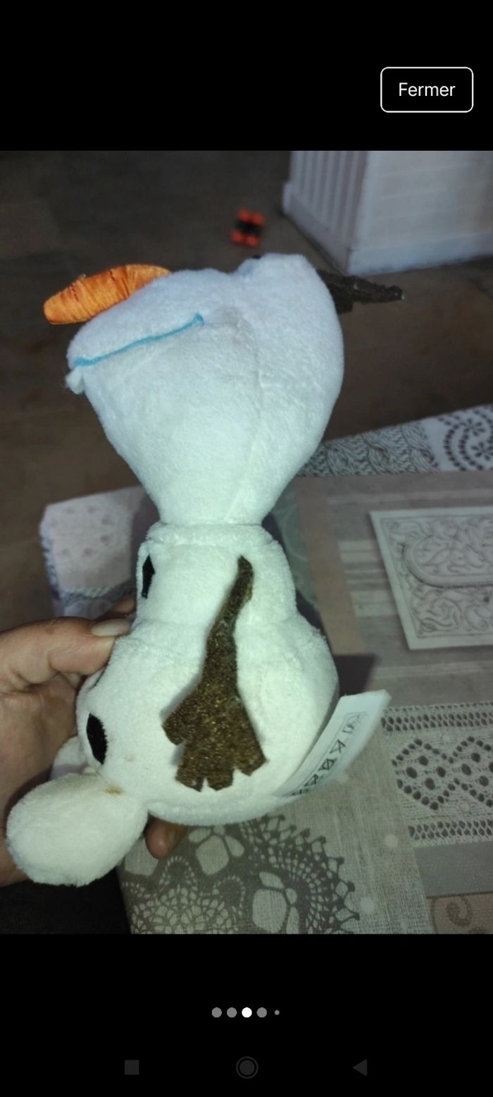 Petite peluche Olaf j40 - photo numéro 3