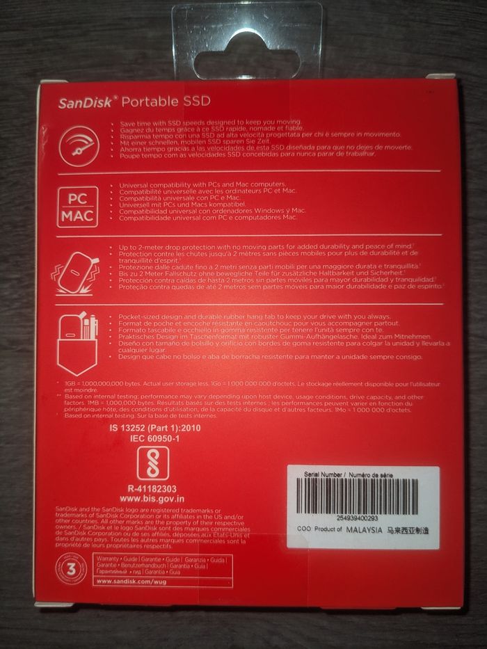 SSD externe SanDisk 480go - photo numéro 2