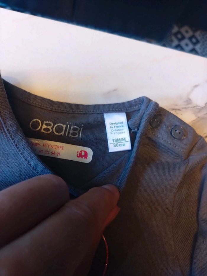 Lot de 4 t-shirts manches longues 18 mois bébé - photo numéro 9