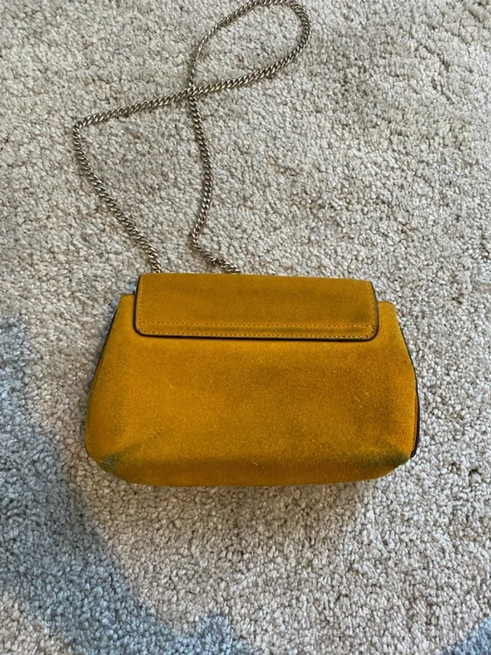 Sac nubuk jaune Mango - photo numéro 4