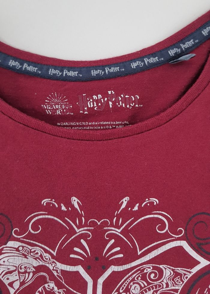 Tee-shirt manches longues Harry potter Bordeaux taille 10 ans - photo numéro 3