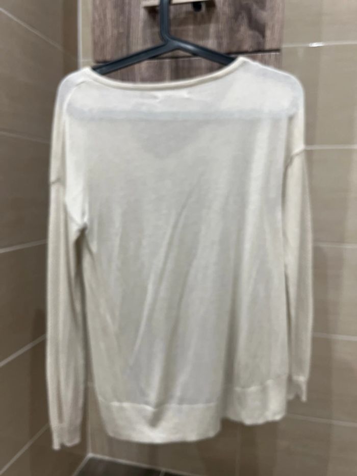 Jolie pull beige fin taille S - photo numéro 5