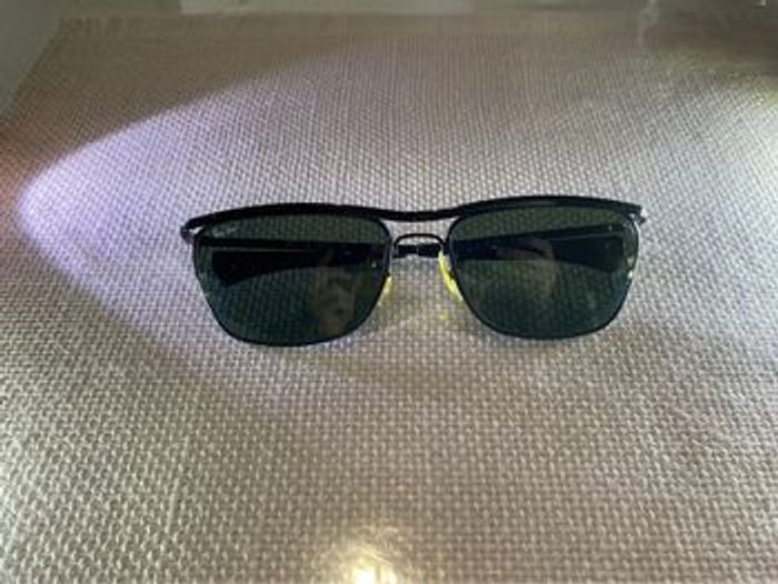 Lunettes de soleil Ray Ban Olympian Black Noir made in usa B&L Bauschlomb vintage 11 DLX