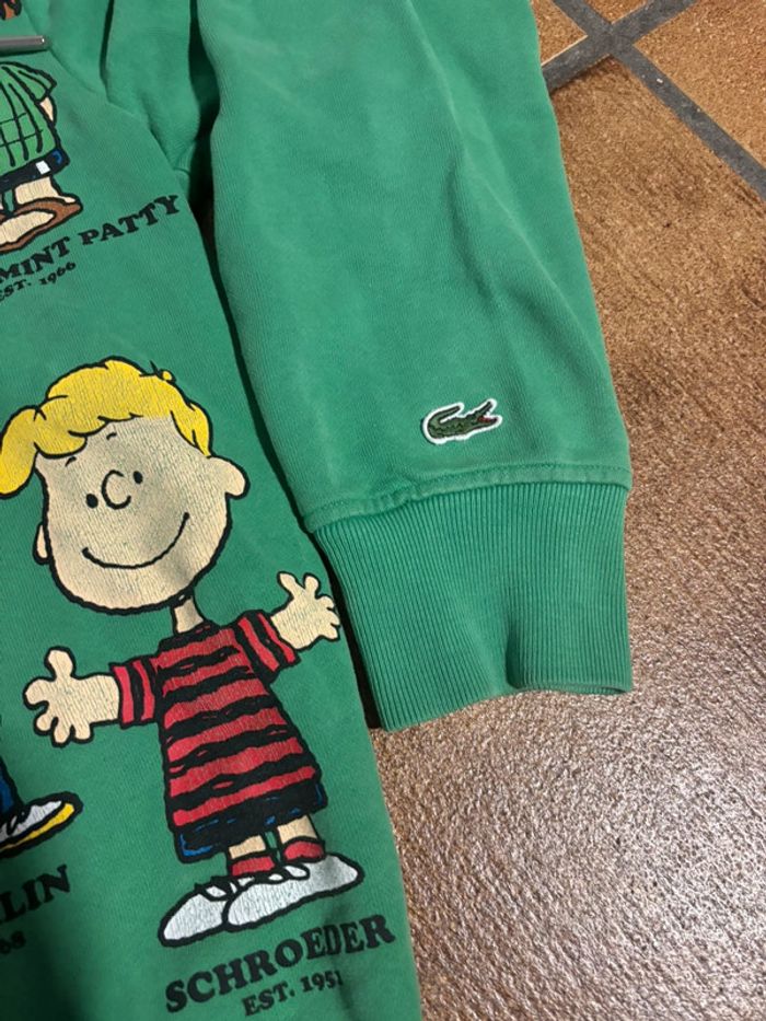 Sweat lacoste x peanuts - photo numéro 3