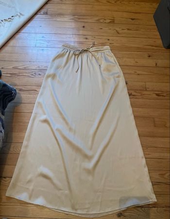 Jupe satin avec poche 36 