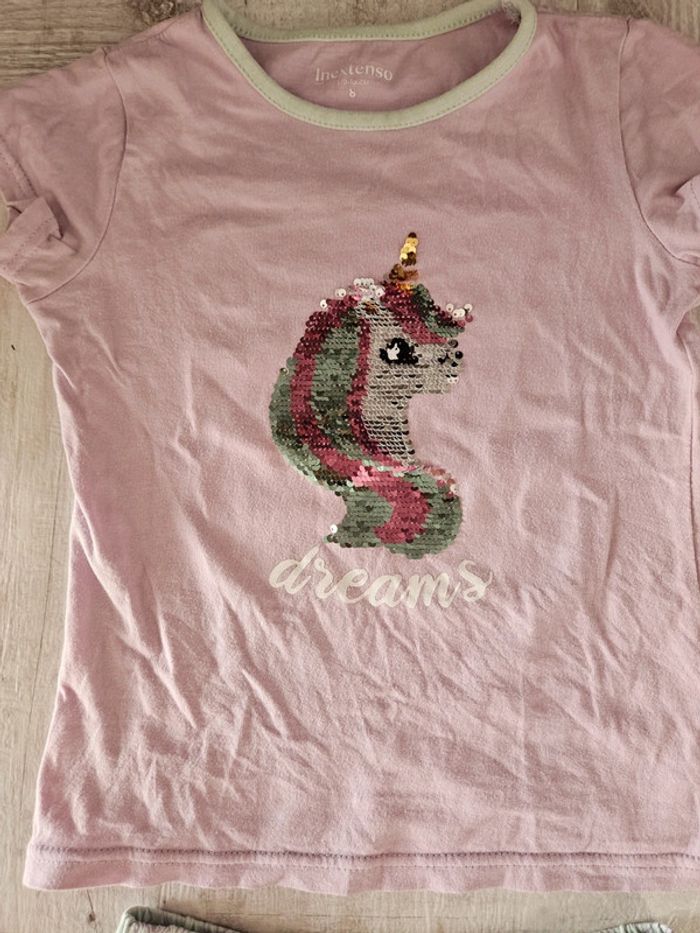 Pyjama short licorne 8 ans - photo numéro 2