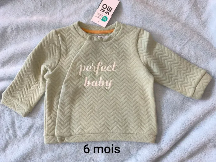 Gilet vert d'eau 6 mois