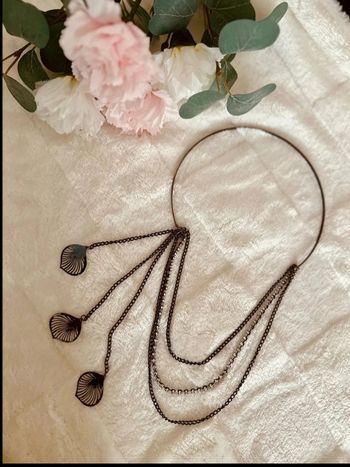 Serre-tête / bijoux pour cheveux argenté