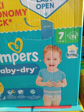 Pampers taille 7