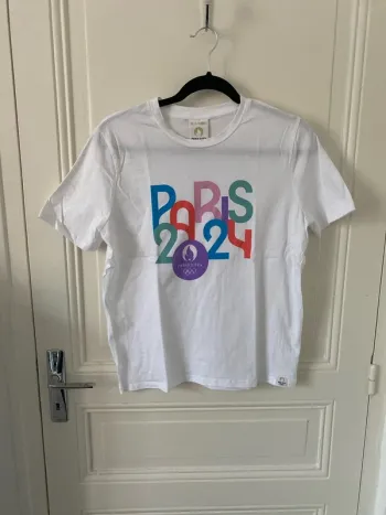T-shirt blanc Paris 2024