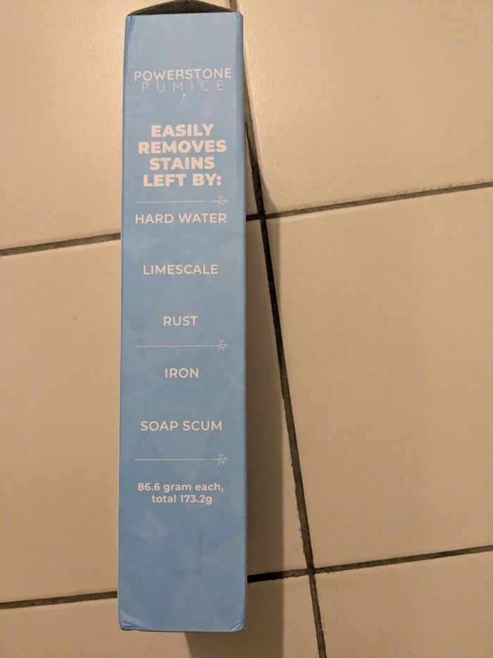 Lot de 2 pierres ponces / Nettoyage WC et salle de bain - photo numéro 3