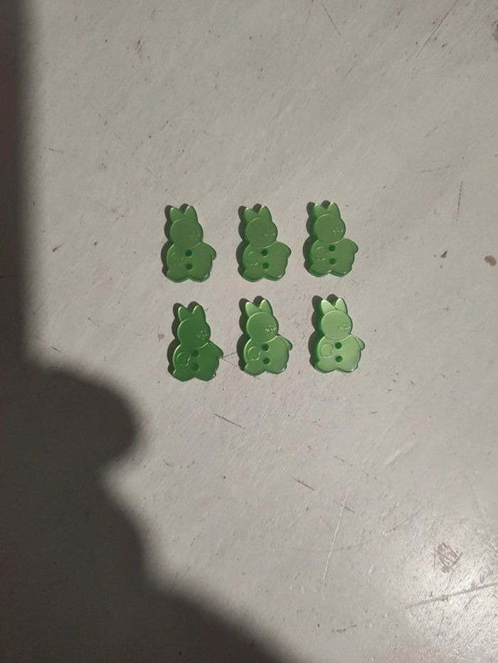Lot boutons lapin - photo numéro 3