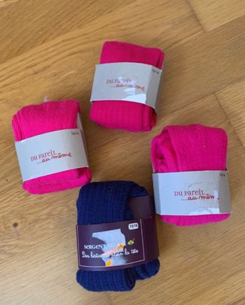 4 Collants Chauds taille 15/16