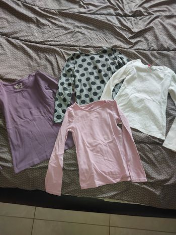 Lot 4 finettes manches longues