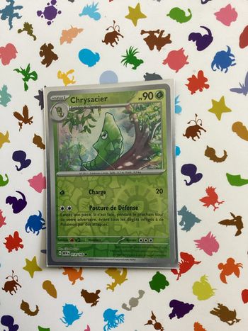 carte Pokémon chrysacier reverse 011/165 EV3.5 collection 151 FR neuf sortie de booster