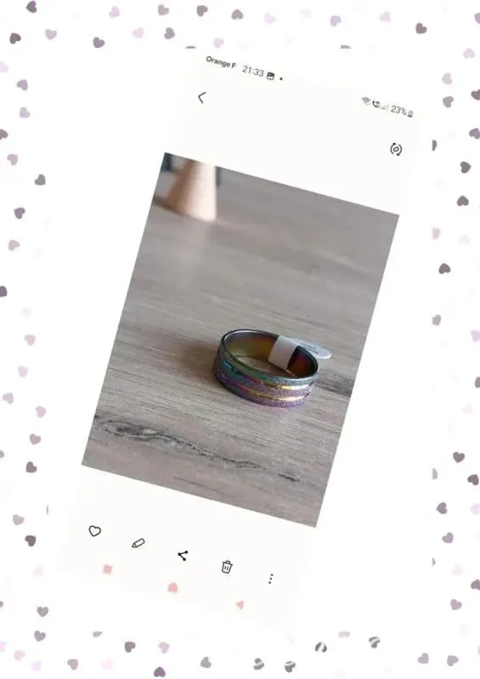 Superbe bague en acier inoxydable - photo numéro 2