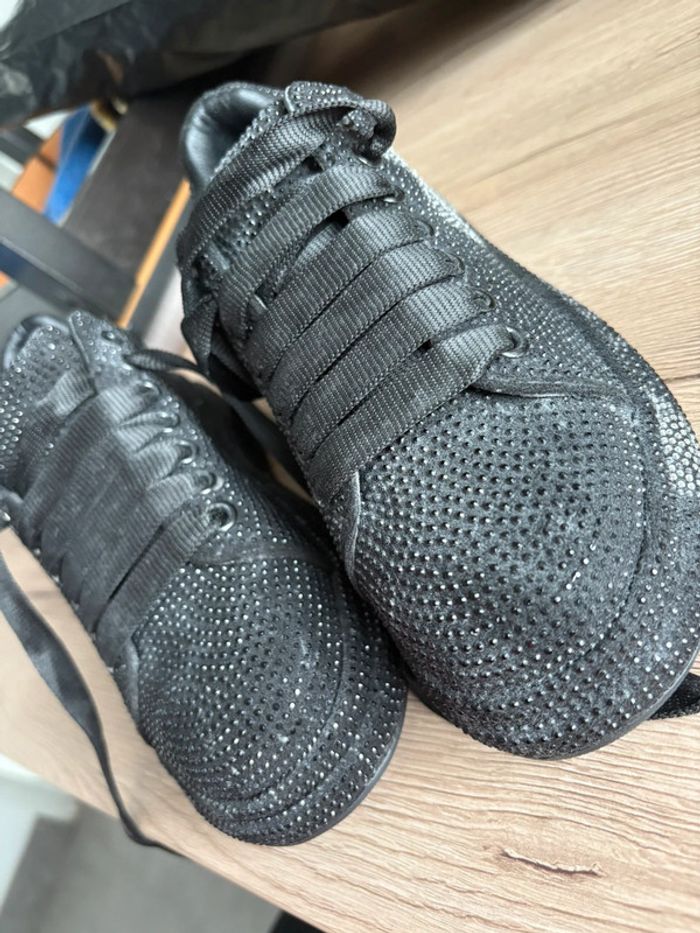 Baskets neuves Shein noires strass – Taille 36 - photo numéro 4