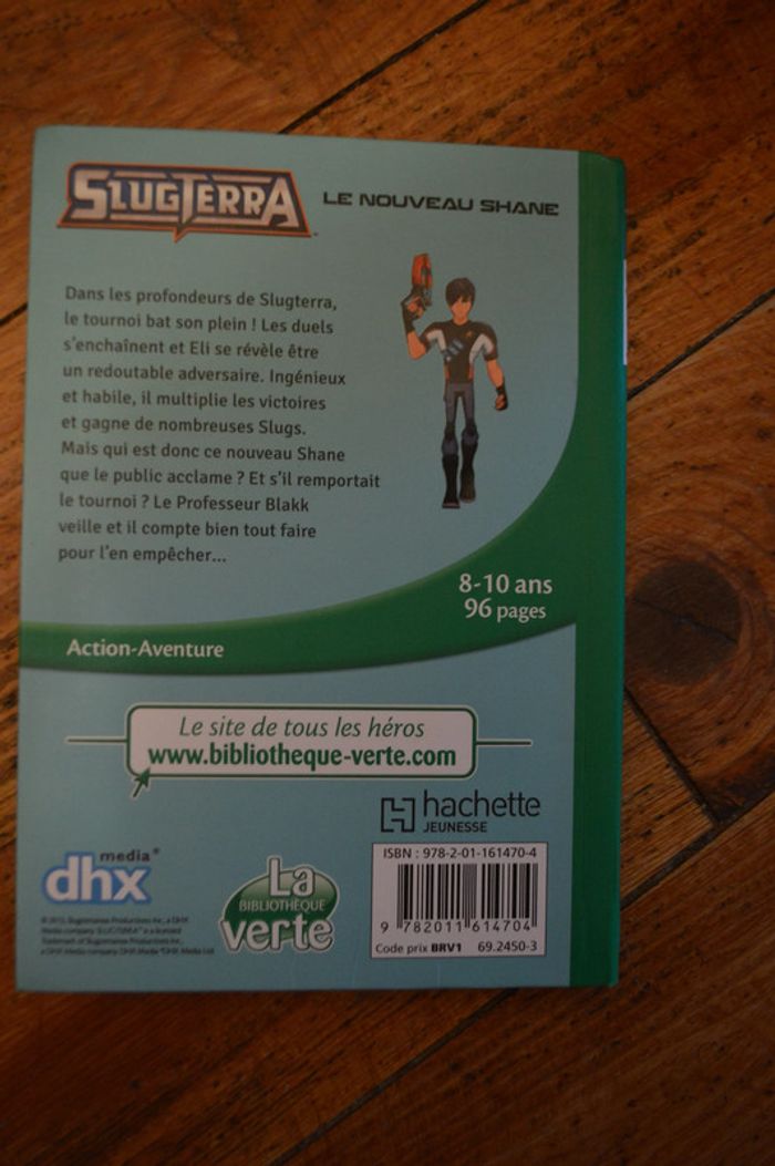 Livre bibliothèque verte Slugterra Le nouveau Shane - photo numéro 2