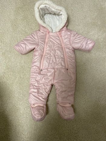 Combinaison  fille hiver rose