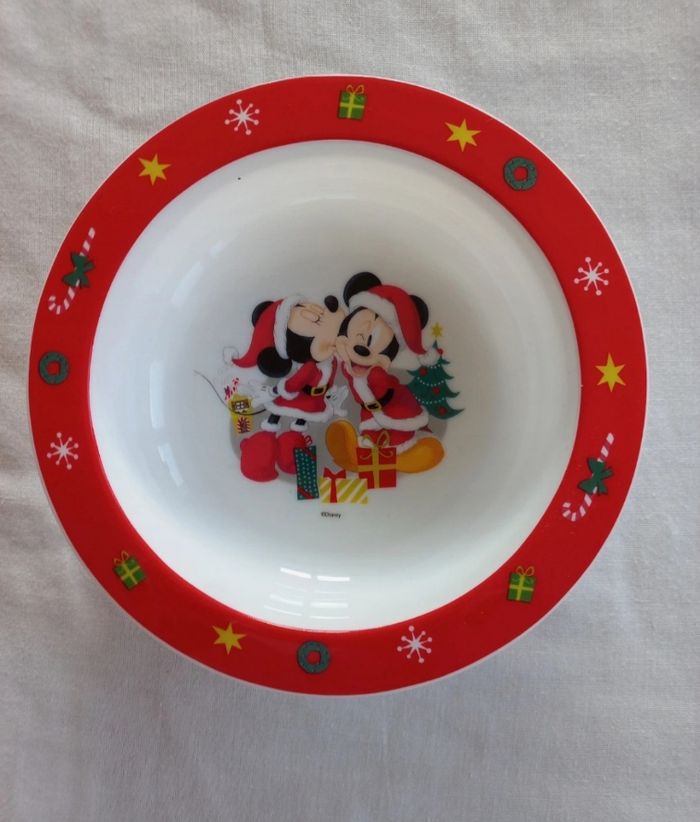 Ensemble vaisselle de Noël Mickey en plastique - photo numéro 5