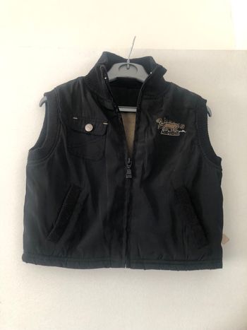 Gilet sans manche doublé polaire Airness imperméable avec col 4 ans