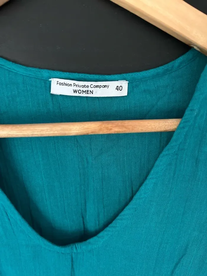 Robe femme gaz de coton - photo numéro 4