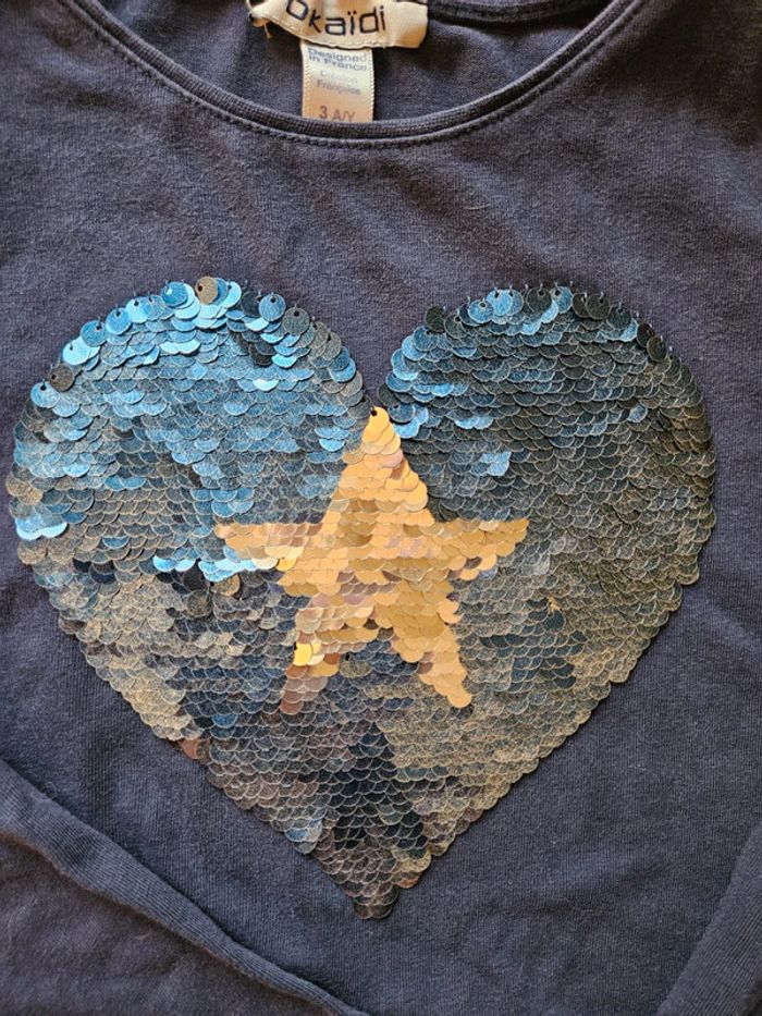 Lot 3 haut Okaidi fille 36 mois - photo numéro 9