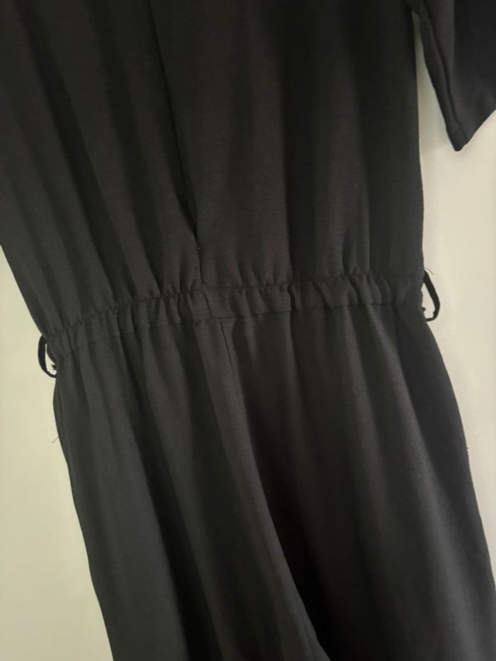 Combinaison pantalon fluide noir vintage L - photo numéro 8