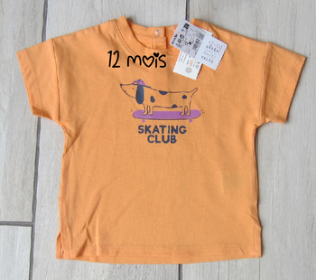Tee shirt neuf 12 mois