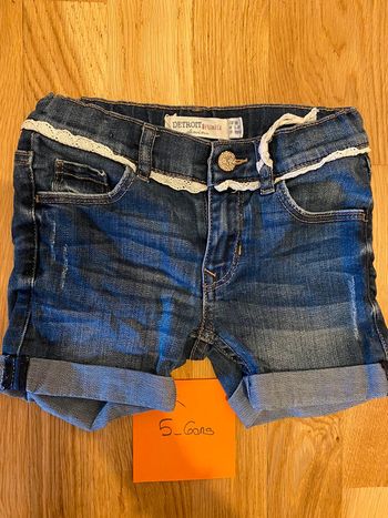 Short jean 5-6 ans